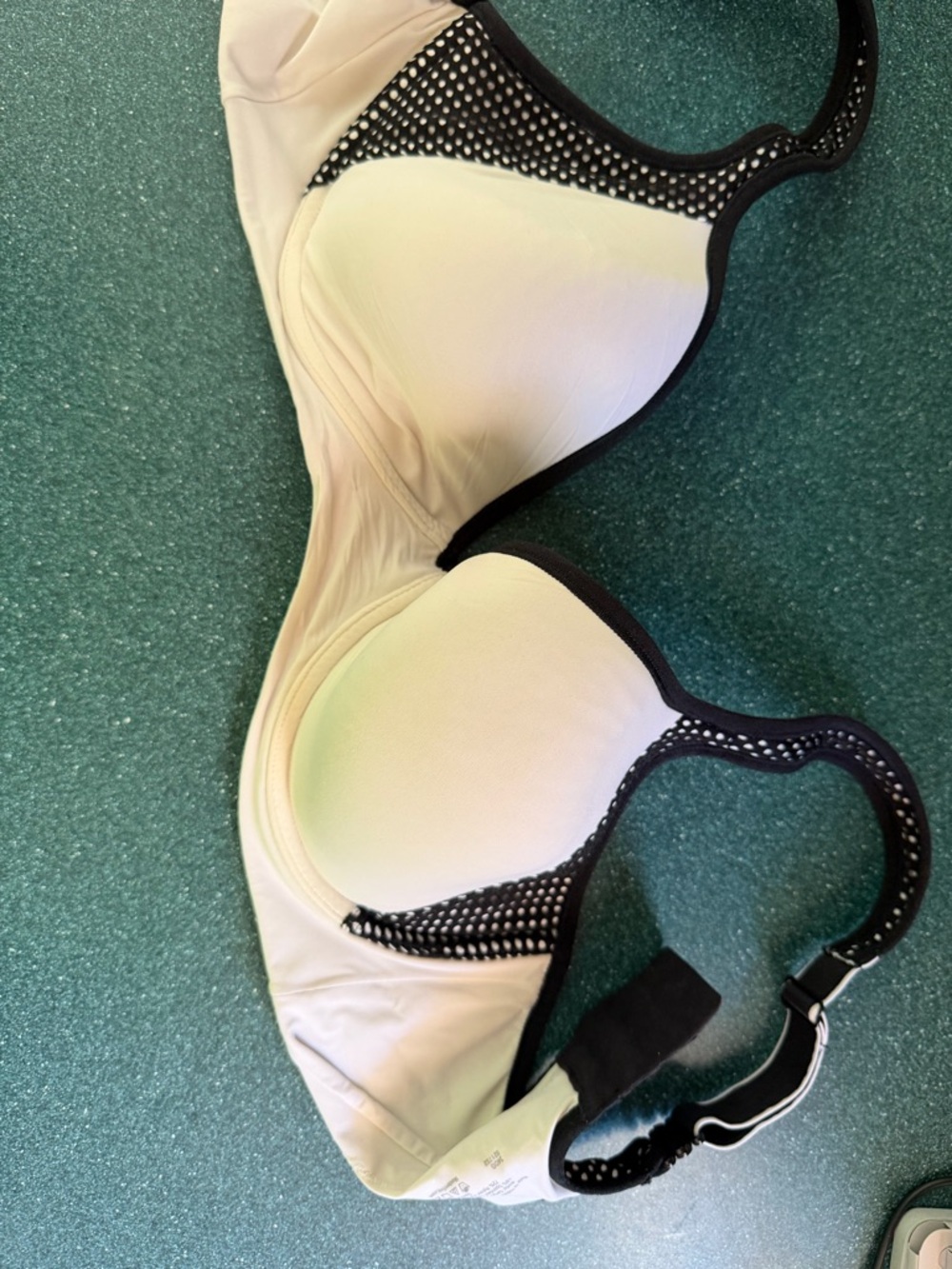 Maidenform Beige and Black Dot Sports Bra - Picture 3 of 3